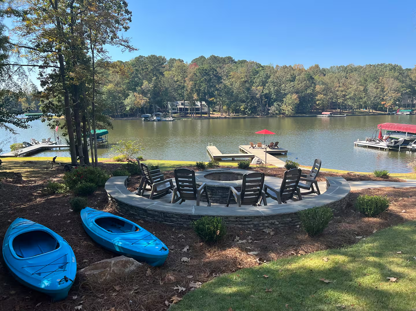 fire pit with a view
