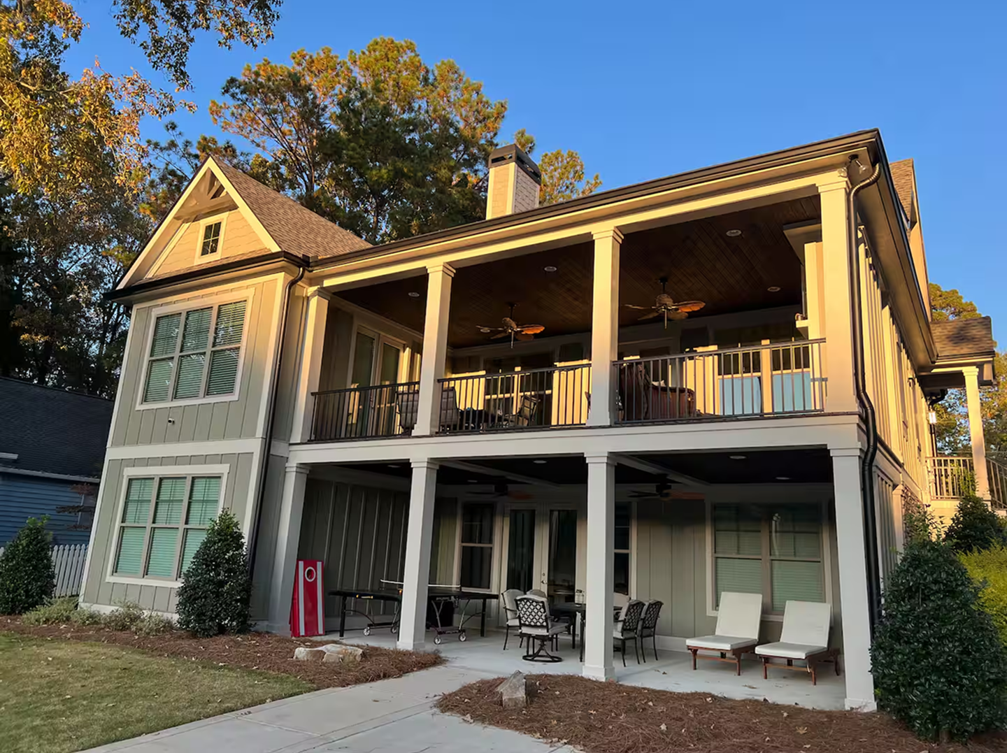 exterior back
