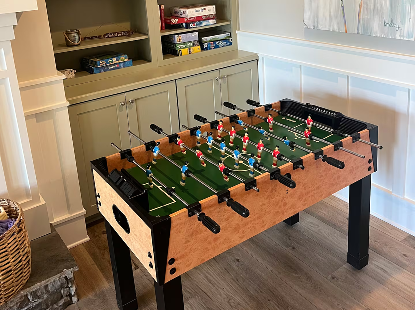 foozball table