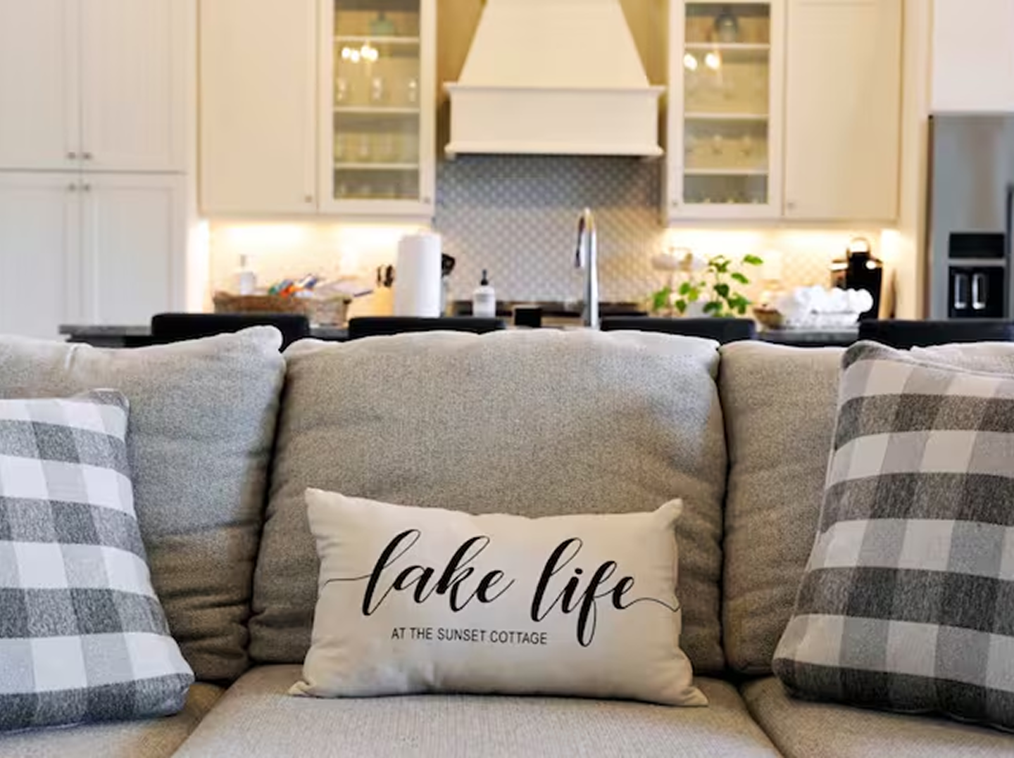 lake life pillow